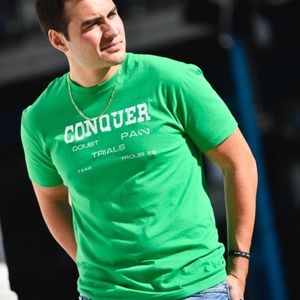 Mens Green Conquer Shirt